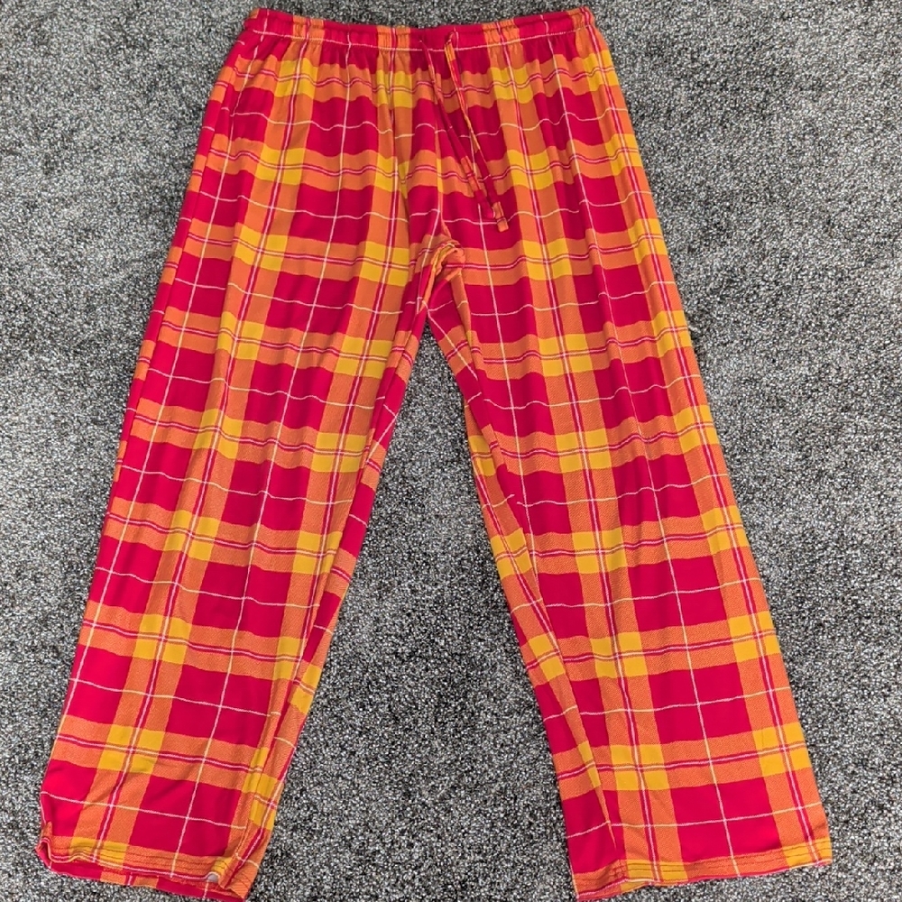 Team Apparel Red and Yellow Sleepwear